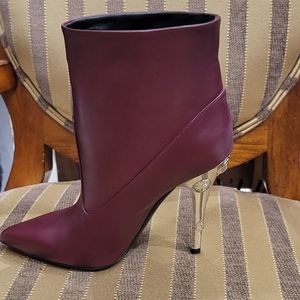 Versace Burgundy Ankel High top